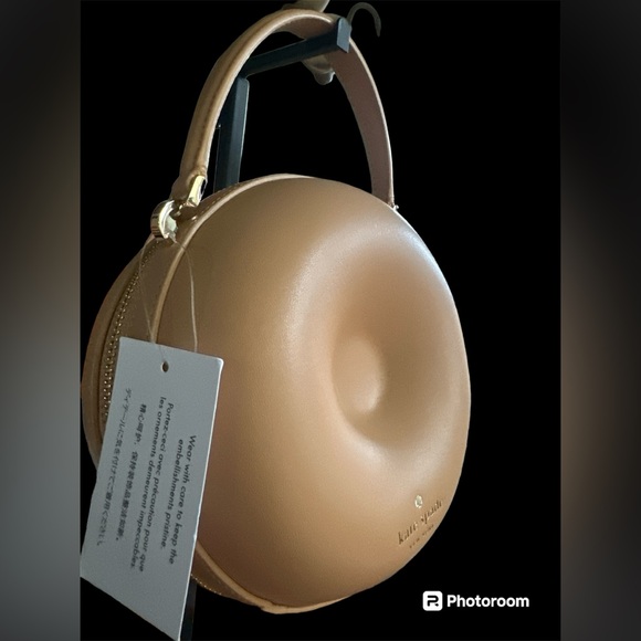 Kate SpadeNWT novelty donut shoulder bag, card holder, earrings, dust bag bundle - Picture 7 of 8